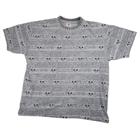 Vintage Disney Allover Mickey Print T Shirt - Picture 1 of 10